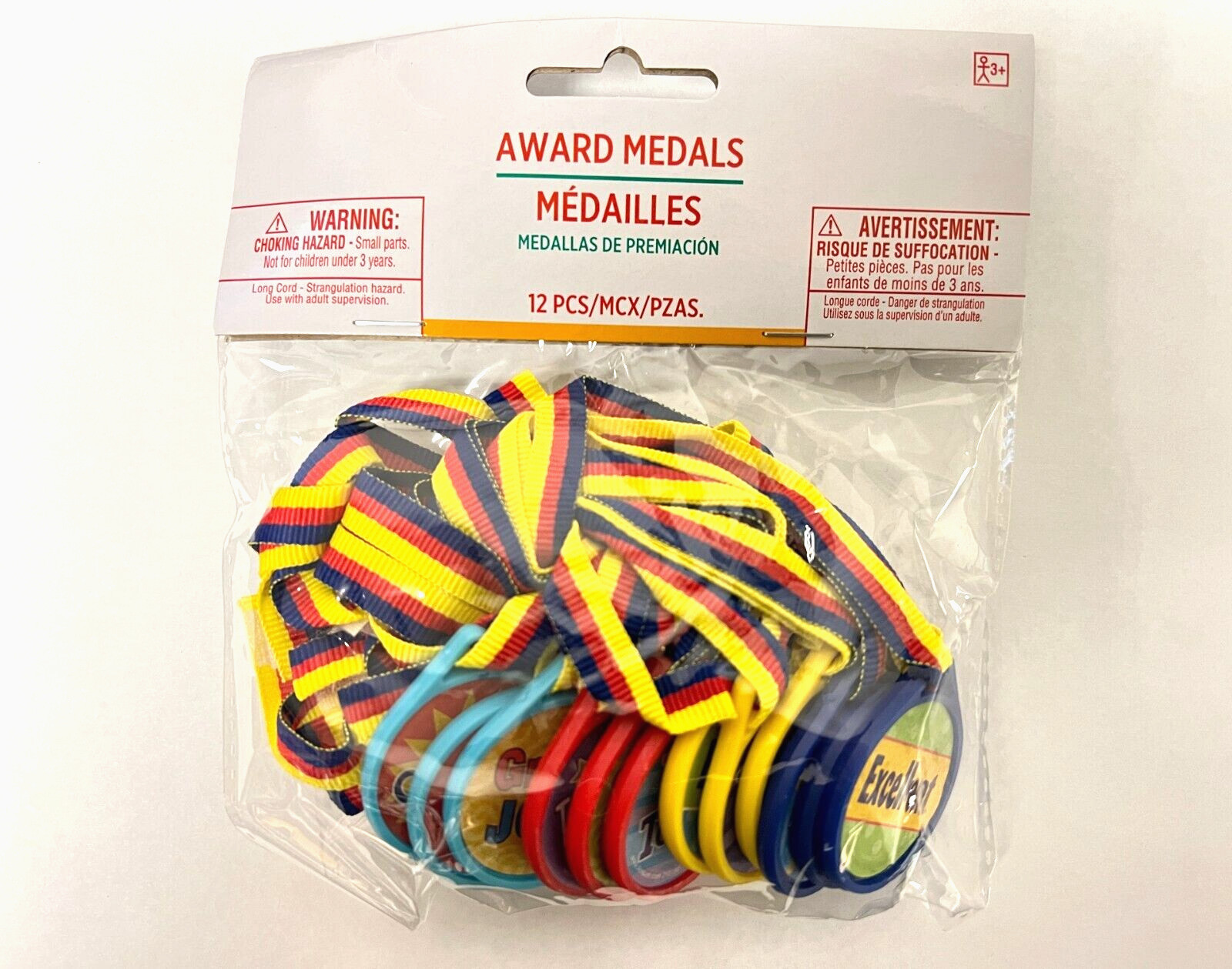 Amscan Assorted Award Medals Party Supplies, Multicolor, One Size, TWO PACK 24ct