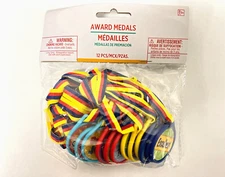 Amscan Assorted Award Medals Party Supplies, Multicolor, One Size, TWO PACK 24ct