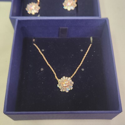 Authentic SWAROVSKI Jewelry Set Necklace and Earrings | eBay Authentic SWAROVSKI Jewelry Set Necklace and Earrings | eBay