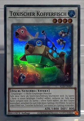 YUGIOH- Toxischer Kofferfisch - SR/Synchro - ALIN-DE085 - Alliance Insight DE/NM - Bild 1 von 2