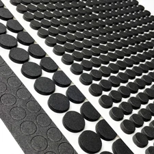 Rubber Feet Self Adhesive Rubber Silicone Round Furniture Pad Thick 1.5mm - 5mm