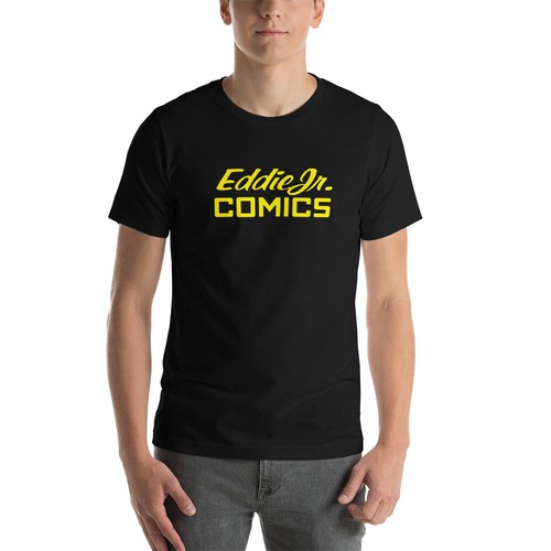 EddieJrComics Yellow Logo T - Picture 2 of 13