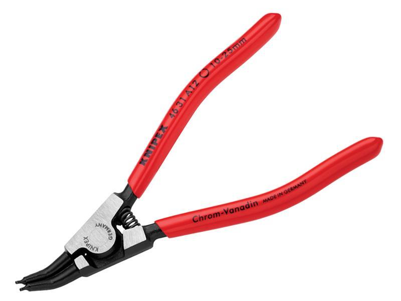Knipex Circlip Pinze Esterna 45° Curvo Punta 10-25mm A12 KPX4631A12