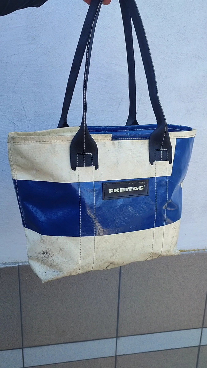 割引中‼️　FREITAGショルダーバッグ　F72 DONNA FREITAG Tasche F72 Dona Womens Blue/Yellow Shopper Hand Bag