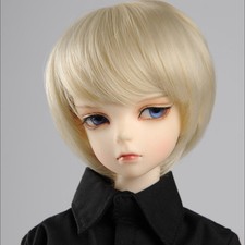  DM MSD Wig 7-8 inch 18-20cm 1/4 BJD  7-8 KL Short Cut Wig Blond 