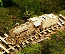 Robotime ROKR Train Model 3D Wooden Puzzle Toy Assembly Locomotive Model