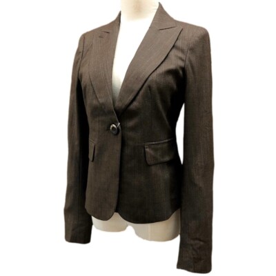 Max Mara Tailored jacket size 42 Brown 20460173 MM01301 MM01302