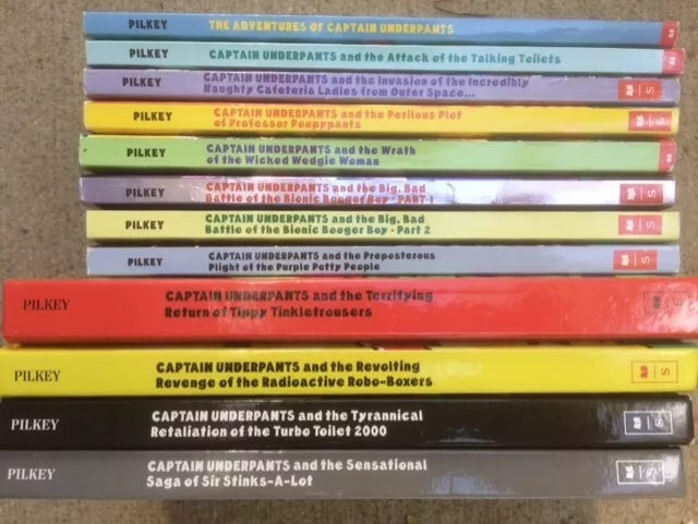 Captain Underpants series 1-12 set Dav Pilkey 1 2 3 4 5 6 7 8 9 10 11 12 lot Captain Underpants series 1-12 set Dav Pilkey 1 2 3 4 5 6 7 8 9 10 11 12 lot