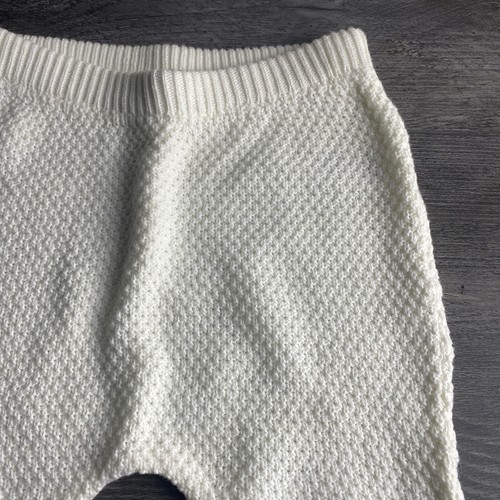 Modern Moments 3-6mo By Gerber White Knitted Pants 12-16lbs 24-26in - Picture 4 of 6