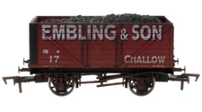 Dapol 4F-080-123 Embling & Son Mineral 8 Plank Wagon No7 Weathered OO Gauge +T48