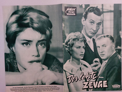 DNF 1960  Der letzte Zeuge  Martin Held, Hanns Lothar, Ellen Schwiers, Jürgen Go