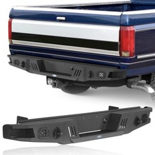 1992 1993 1994 1995 1996 Rear Bumper W Led Lights For Ford F-150 F-250 F-350