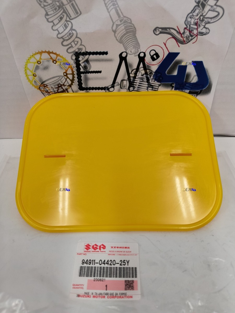 Suzuki OEM Front Number Plate 78-95 JR 50 R JR50 JR50R Plastic