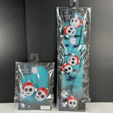 New Nightmare Before Christmas Light Up Necklace  Earrings Jack Skellington  