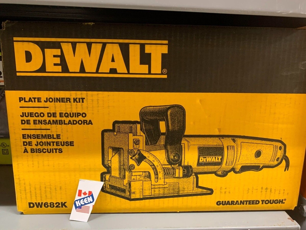 DEWALT CANADA Corded Amp Heavy Duty Plate Joiner Kit 120 V