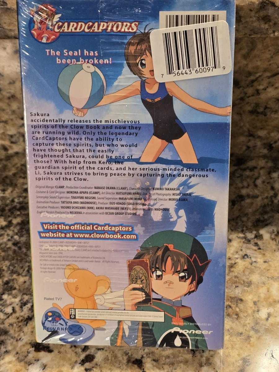 Cardcaptors Tests Of Courage VHS Anime 2000 Nelvana Brand New
