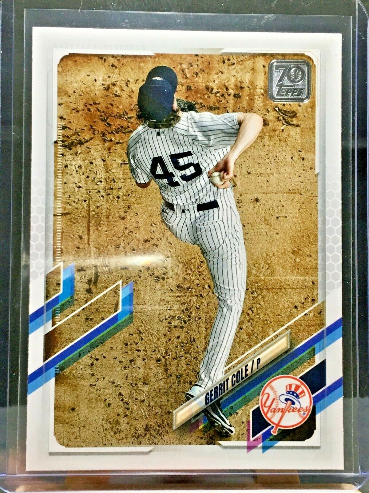 2021 Topps Series 1 Gerrit Cole Photo Variation SP Shortprint #95 Yankees