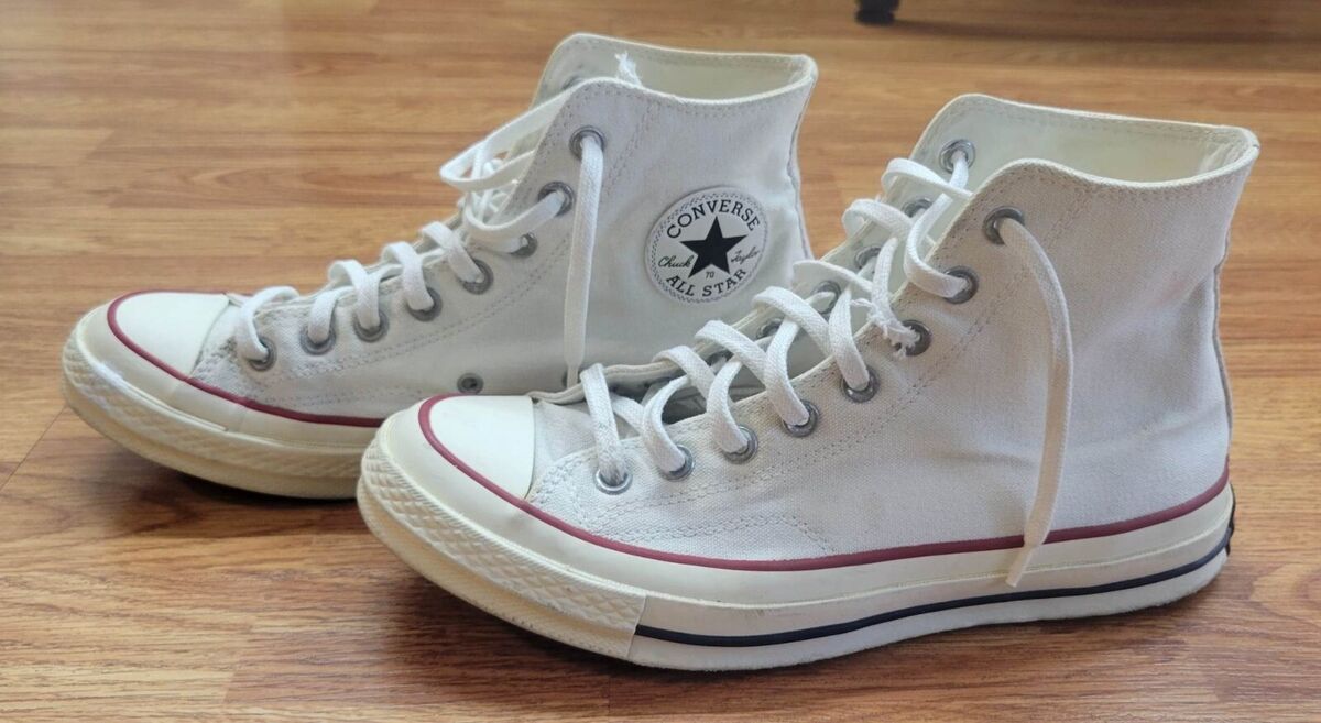 Converse Chuck 70 Vintage Canvas High Top Shoes White Size 8 Converse Chuck 70 Vintage Canvas High Top Shoes White Size 8
