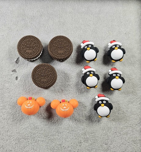 Perline focali in silicone per penne perline - biscotto 3d / zucca 3d / pinguino 3d