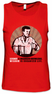 Science Is Organized Knowledge Herren Tank Top Natural Sciences Scientist