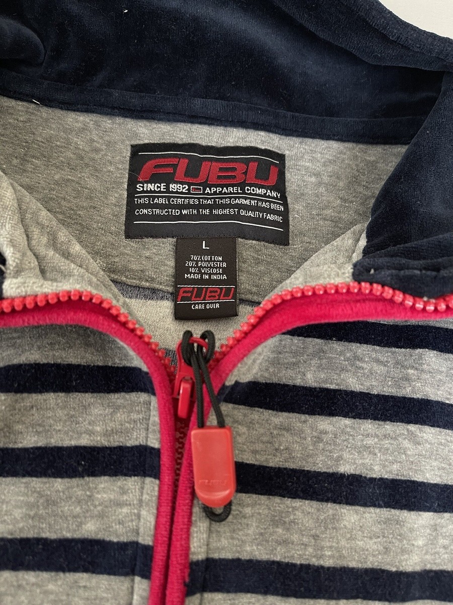 Vintage FUBU Velour Track Jacket FUBU Collection Oversized Vintage FUBU Velour Track Jacket FUBU Collection Oversized