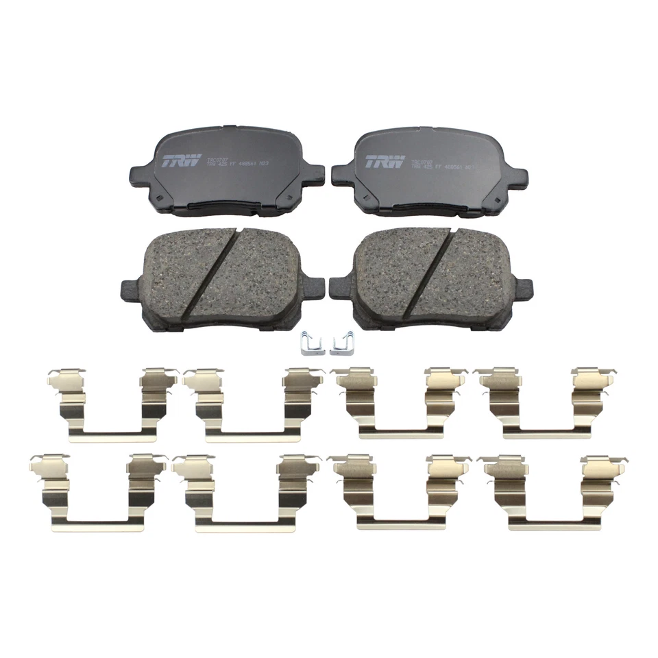 Juego de pastillas de freno delanteras de cerámica TRW Pro para Lexus ES300 RX300 Toyota Camry Solara Foto 2 de 4