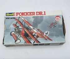 Revell 4417 1:28 Fokker DR.1 WWI Aces Model Kit German Fighter  Unassembled