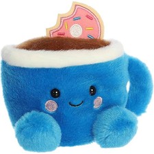 Aurora World Plush - Palm Pals - TARIQ COFFEE DONUT 5 inch Stuffed Animal