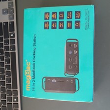 MagBac Laptop Docking Station Dual Monitor, USB C Dock