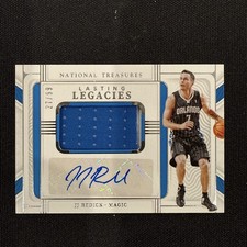 2021-22 National Treasures JJ Redick Auto /99 Game-Worn Magic Lasting Legacies