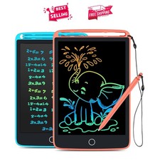 Kids Drawing Tablet - Eco-Friendly 8.5 Inch Set with Protective Screen  Magnets