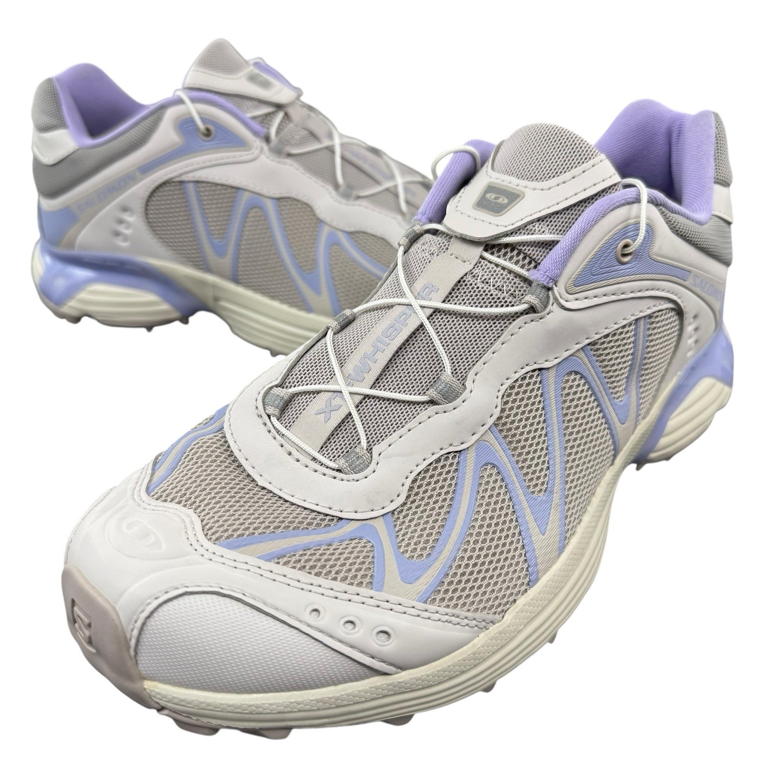 Salomon XT-Whisper Unisex Trail Shoes Size M8 W9 Ashes Rose Gull Sky  