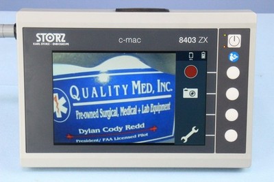 Storz C-MAC 8403 ZX Video Laryngoscope Set with Camera, Blade