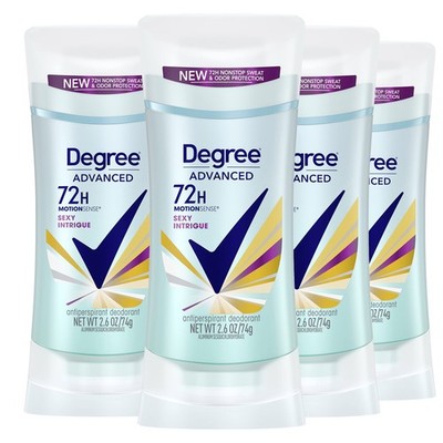 Degree Antiperspirant Deodorant Sexy Intrigue 2.6 oz 4 Count