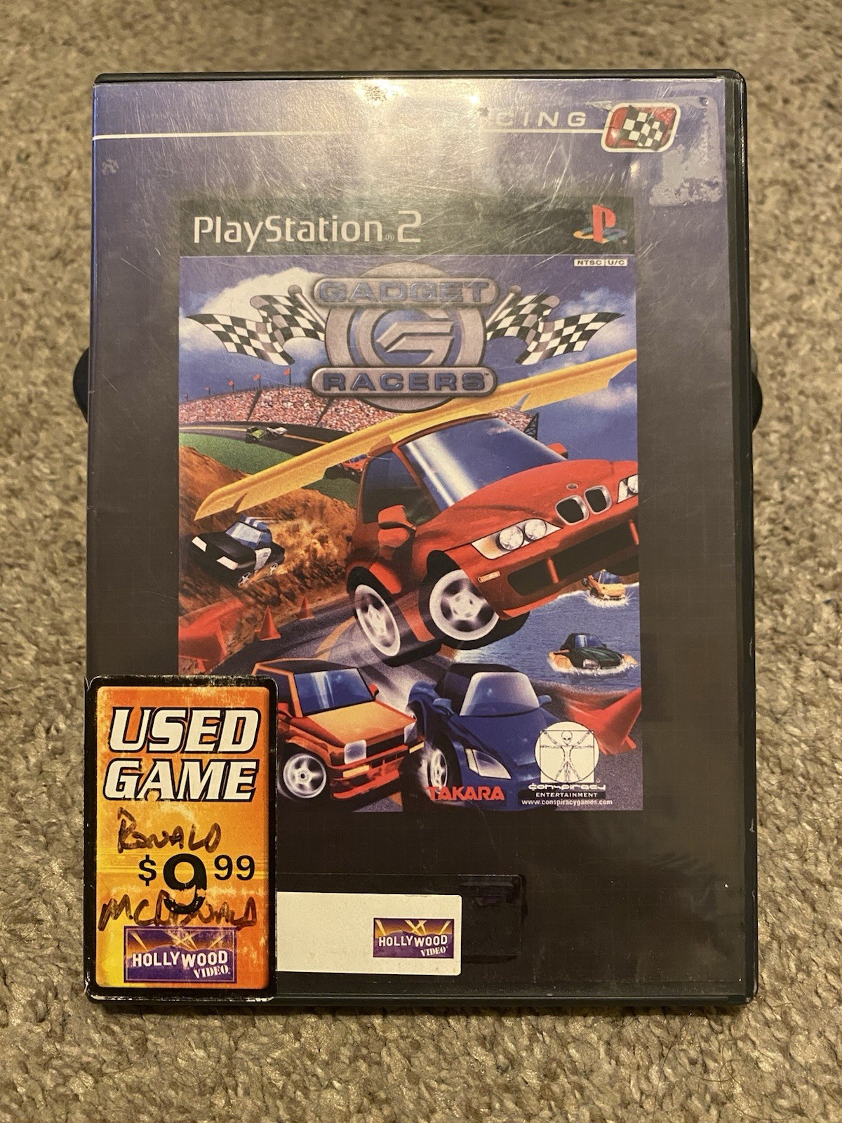 Gadget Racers PS2 (Blockbuster Case)