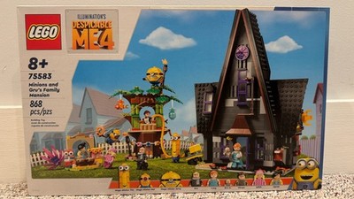 LEGO 75583 Despicable Me 4 Minions and Gru's Family Mansion NEW SEALED RETIRED