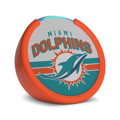 Smart Speaker Echo Pop NFL Miami Dolphins Limited Edition C2H4R9 25-26 newest