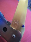Roger Gamble Custom Hand Made Pocket Knife, w/ Titanium Handles & 134CM Blade — photo 2