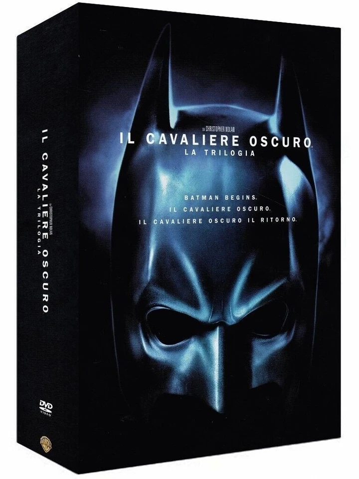 3 Dvd IL CAVALIERE OSCURO LA TRILOGIA Christopher Nolan serie completa cofanetto - Immagine 4 di 4