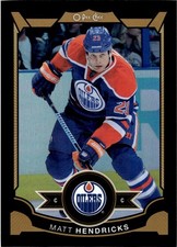 2015-16 O-Pee-Chee Rainbow Black Matt Hendricks 002/100 Edmonton Oilers #137
