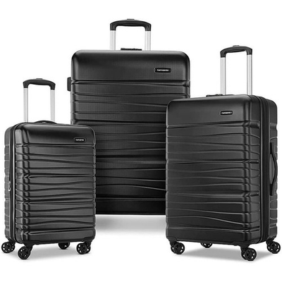 #ad Samsonite Evolve SE 3 Piece Spinner Luggage Set Bass Black 145796 1027 $279.00
