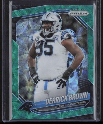 2025 Panini Prizm #76 Derrick Brown Green Scope #/75