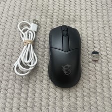 MSI Clutch GM41 Black Lightweight Wireless Gaming Mouse NO Charging Dock