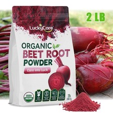 2LB Organic Beet Root Powder Raw Non GMO Pure Beta Vulgaris Nitric Oxide Booste