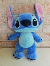 Disney Baby Lilo Stitch Plush Stuffed Animal Crinkle Feet Blue
