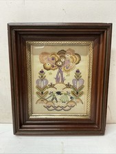 Vintage Needlework Pastoral Scene Designed by Georgiana Brown Harbeson July 1935