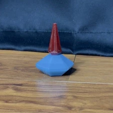 Vintage Lou Lou by Cacharel Eau De Parfume Paris France Bottle Maroon Blue Mini