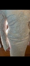 Vintage 90s Fully Beaded Wedding Dress Given With Beaded Train