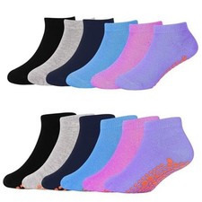 Kid Trampolines Socks Ankle Grips 2-5T 1 Black gray navy mid Purple rose blue