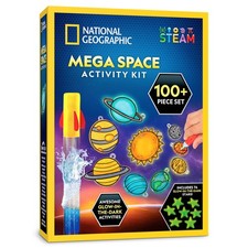 National Geographic Mega Space Activity Kit - Glow in The Dark Science Craft ...